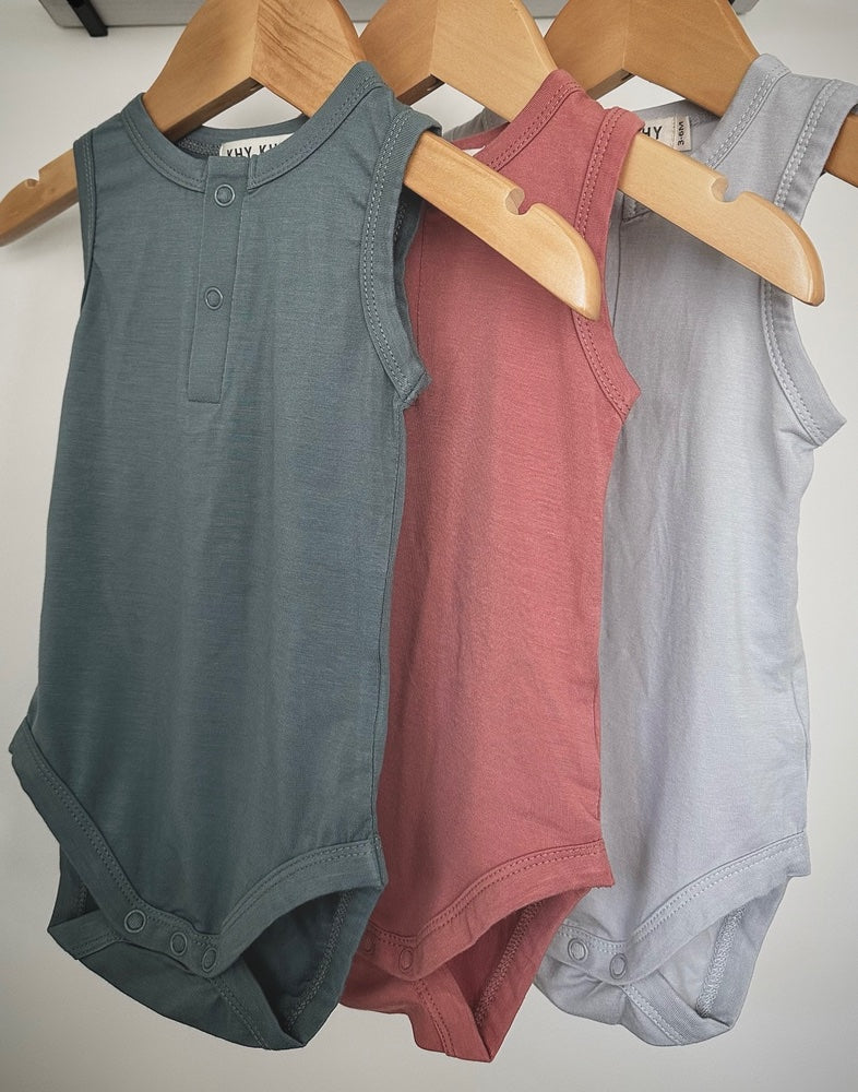 Snap Tank Bodysuit in Red Coral - Khy Khy The Label