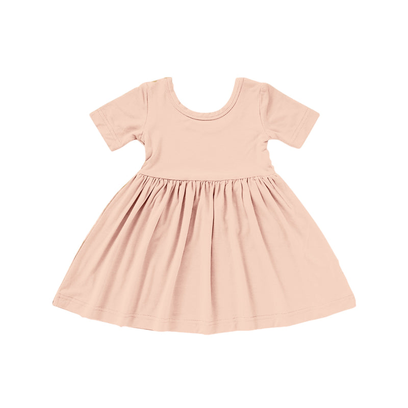 Short Sleeve Twirl Dress | Calla Lily