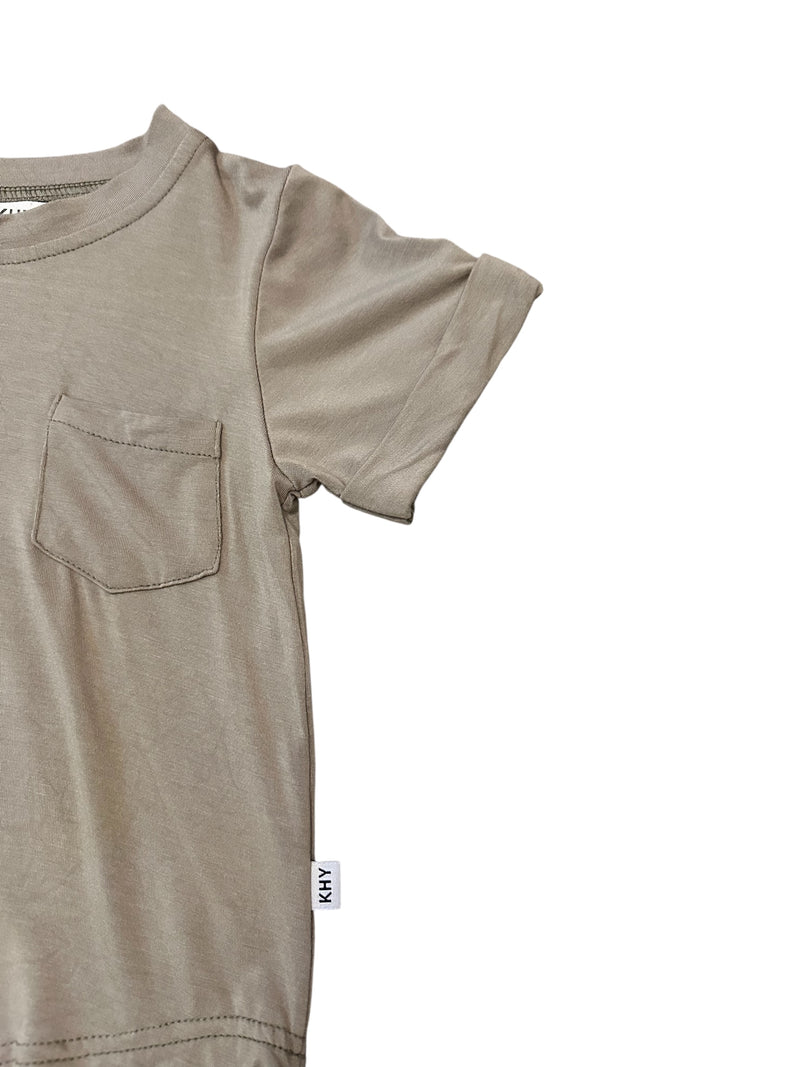 Short Sleeve Pocket Tee | Sandstone