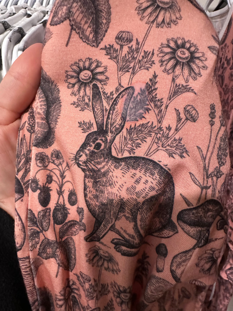 ZS- Print Flaw Foldover Zipper Sleeper | Forest Furries