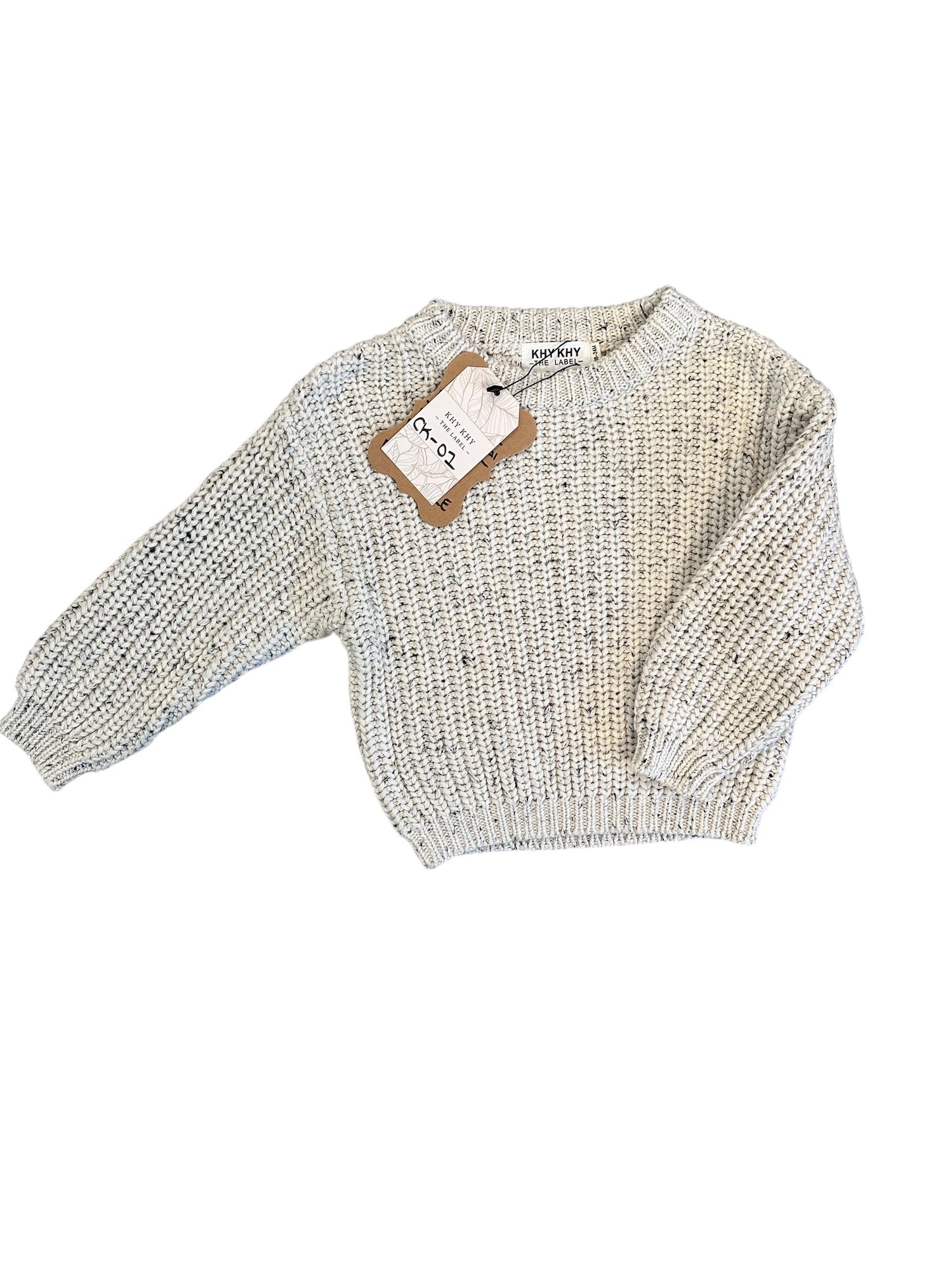 CK-01 Organic Cotton Chunky Knit | Oatmeal - Khy Khy The Label