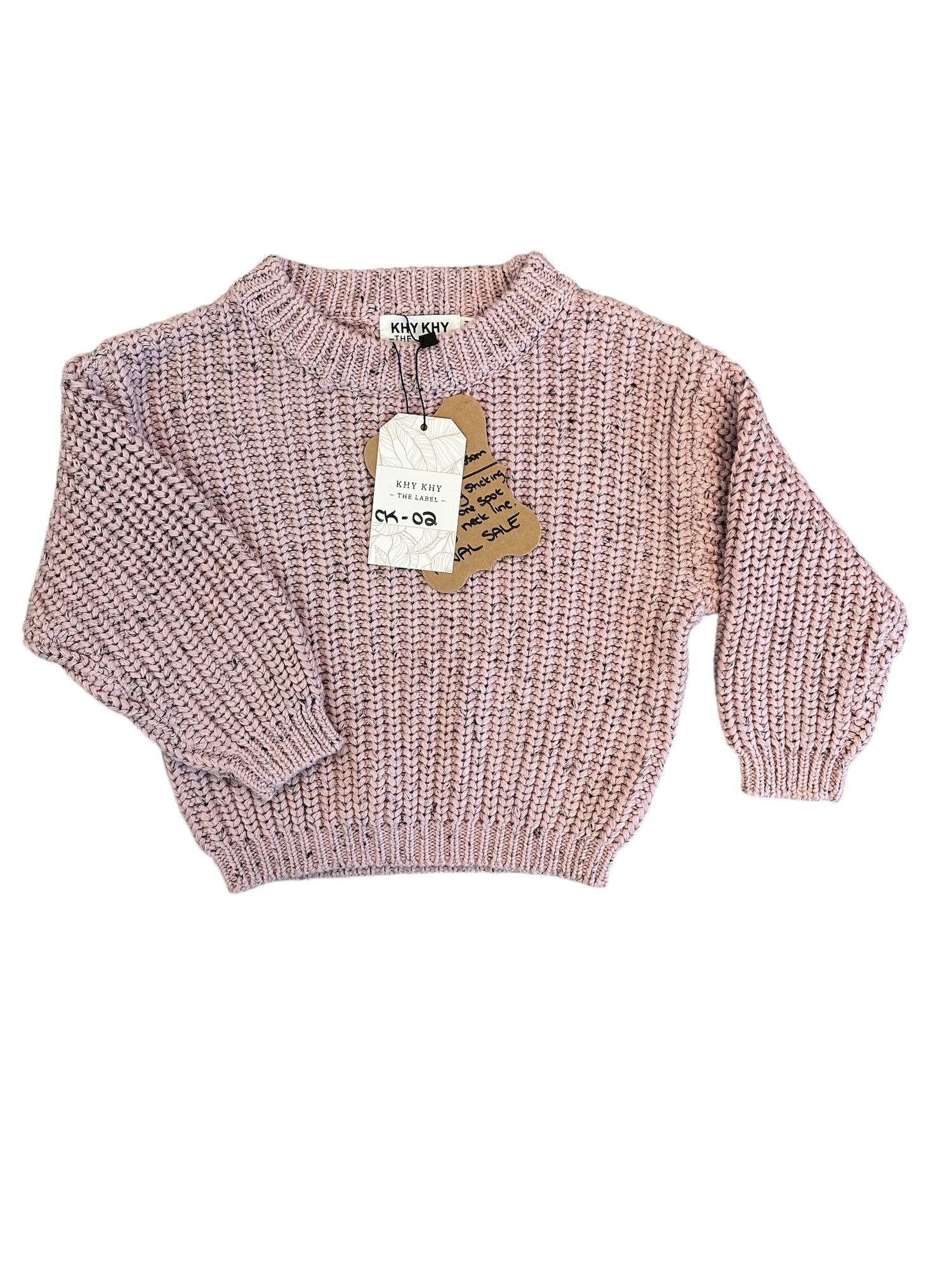 CK-02 Organic Cotton Chunky Knit | Cherry Blossom - Khy Khy The Label