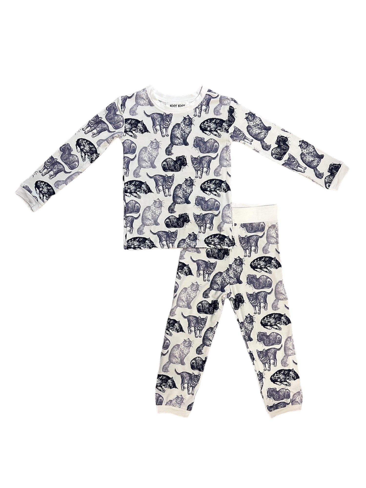 Long Sleeve 2-Piece PJ Set | Felions - Khy Khy The Label