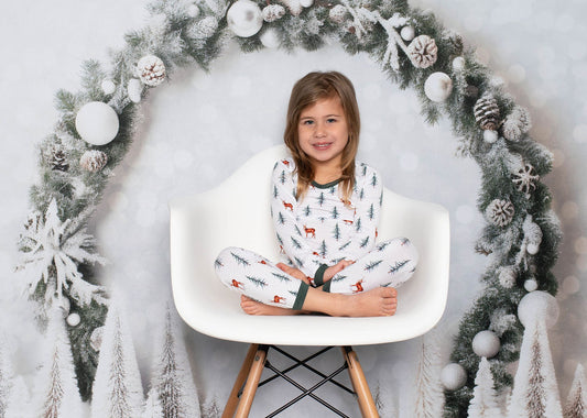 Long Sleeve 2-Piece PJ Set | Arctic Pine